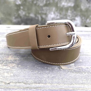 CEINTURE CUIR CAMEL| La french